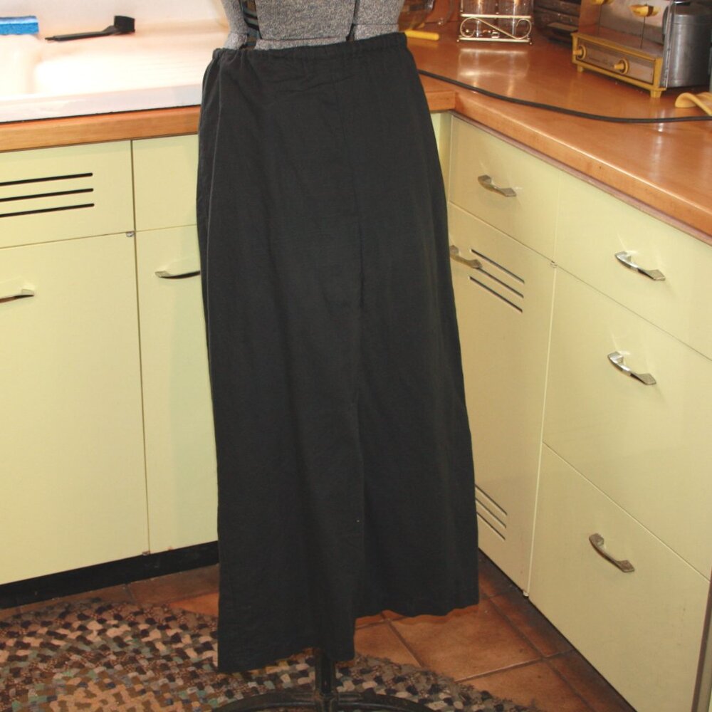 Linen Drawstring Skirt - Picture 2 of 8